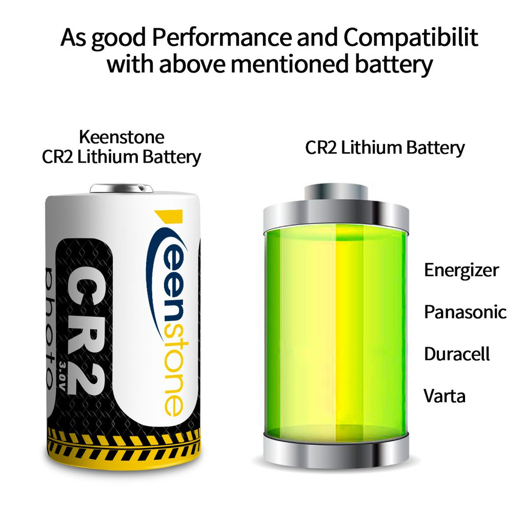 PKCELL CR2 3V Lithium Battery 50Pcs 850mAh CR15H270 CR15266 3V for Digital  Camera Photographic Device LED Flashlight Doorbells