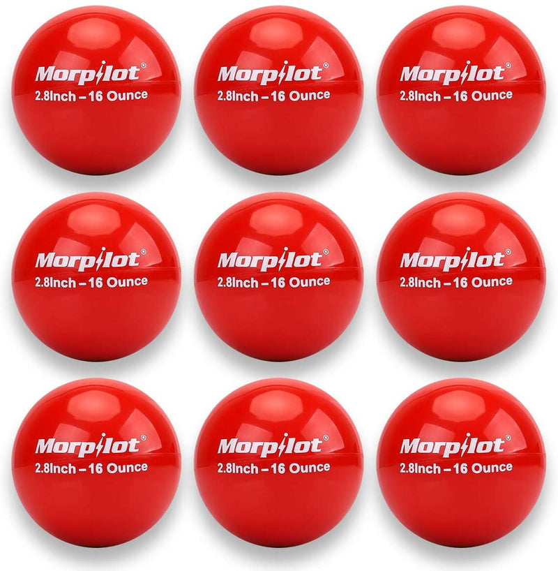 Keenstone Weighted Baseballs Softball Heavy Training Balls for Hitting, Batting and Pitching Training, 16 oz Baseball Practice Balls, PVC Shell, Iron Sand Filling