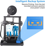 Morpilot Storm G1 3D Printer, Removable Magnetic Sheet Hot Bed Build Plate, Auto Filament Loading&Unloading, Full Aluminium Frame with Metal Base, Print Size 220x220x250mm, 0.5kg PLA Filament Included