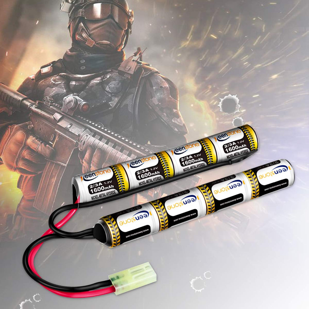 Mighty Max Smart Charger For 9.6V NiMH Airsoft Batteries - Compact Charger With Auto Shutoff