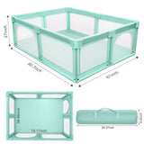 Keenstone Extra Large Baby Playpen ,Kid Protection Play Yard Children Portable Safety Fence ,81*61*27"