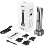 Hair Clipper for Men, Professional Cordless Clippers for Hair Cutting, IPX7 Waterproof Hair Trimmer Barber Kit, LED Display and USB Rechargeable Portable Home Haircut Machine (Plating)