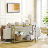 Gold Console Table entryway Table