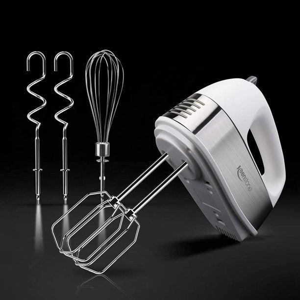 Hand Mixer Electric, Keenstone 5 Speed Kitchen Handheld Hand Mixers with 5 Stainless Steel Accessories Use for Cream and Cake