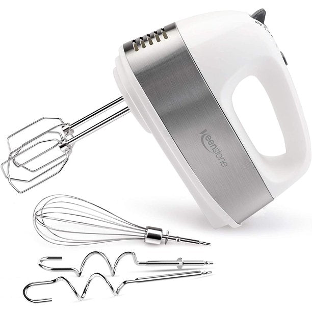 Hand Mixer Electric, Keenstone 5 Speed Kitchen Handheld Hand Mixers with 5 Stainless Steel Accessories Use for Cream and Cake